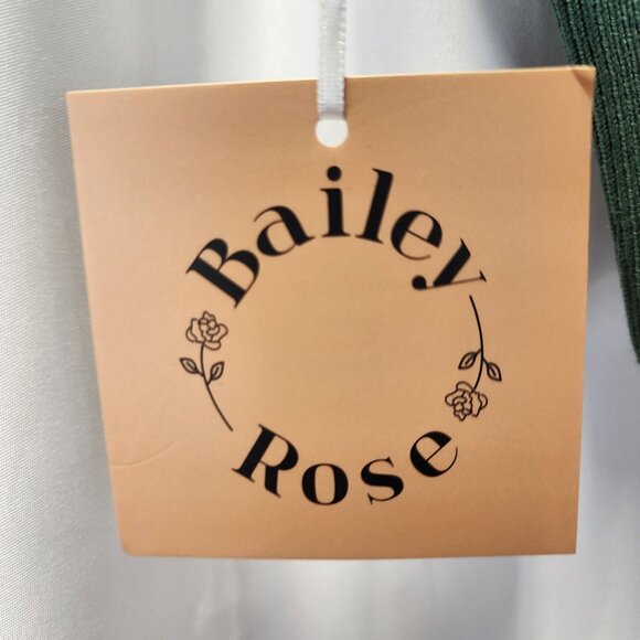 Bailey Rose Green Knit Crop Tank With Pink Daisy Flowers Size XS NWT - Picture 4 of 7